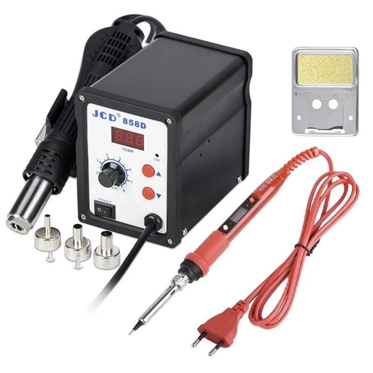Hot Air Station 858 - JCD 858D Pistol Udara Panas 750W