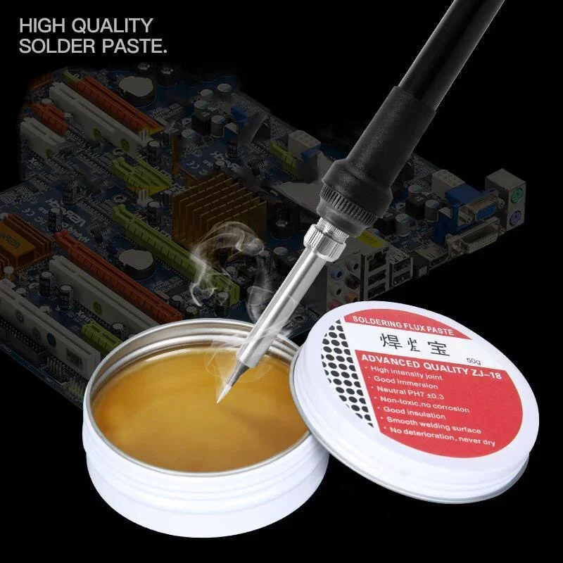 Soldering Flux Liquid - Solder fluks Rosin, 20g/50g, kemurnian, pasta
