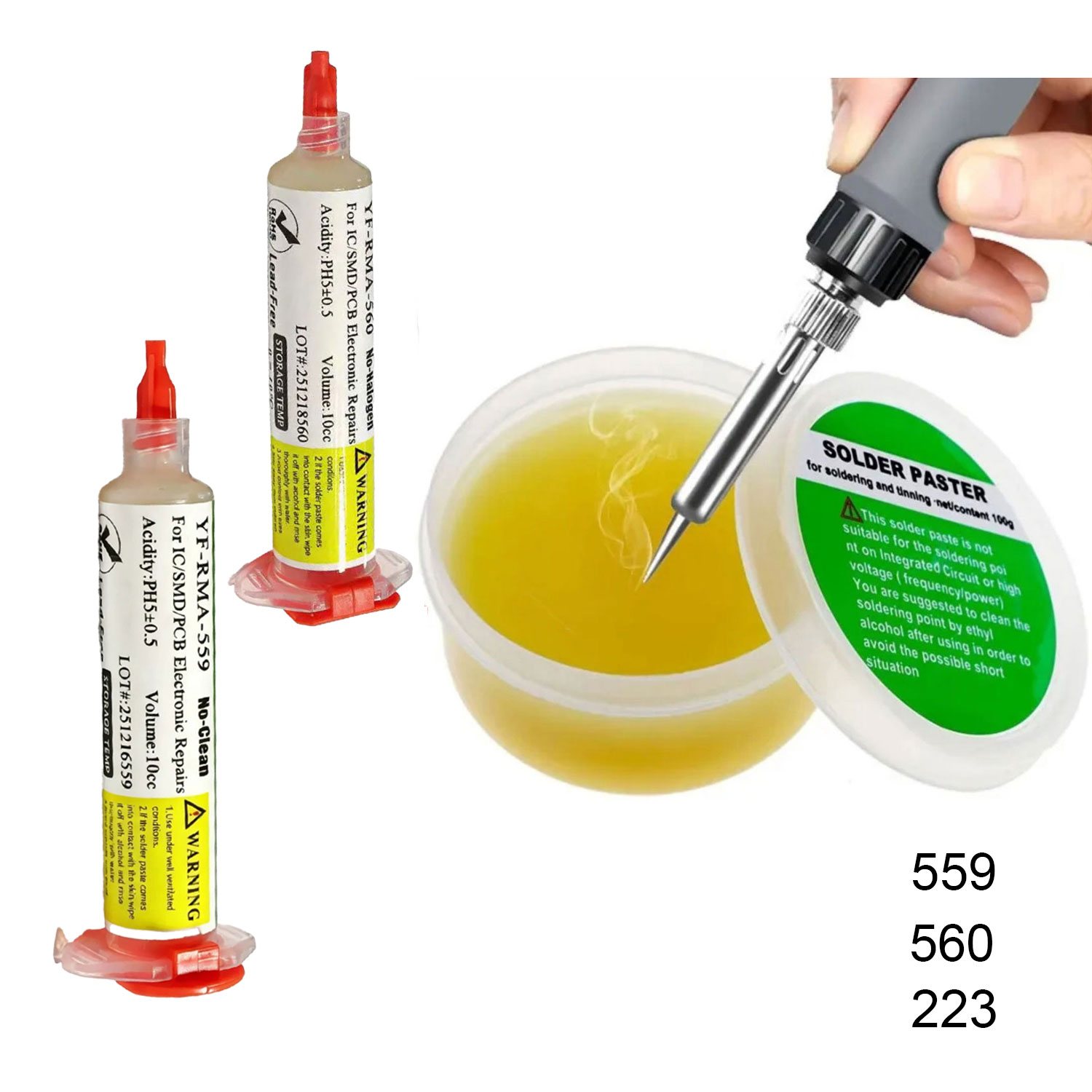 Soldering Flux Liquid - Fluks Solder 559 560 223 Tanpa