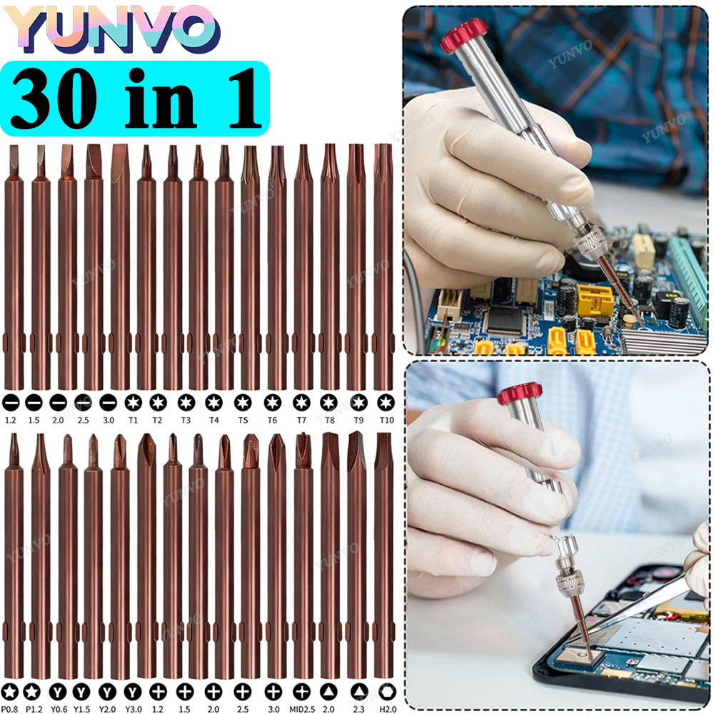 Set Obeng Presisi Magnetik 30  - Electronics Repair Equipment ulasan dan harga