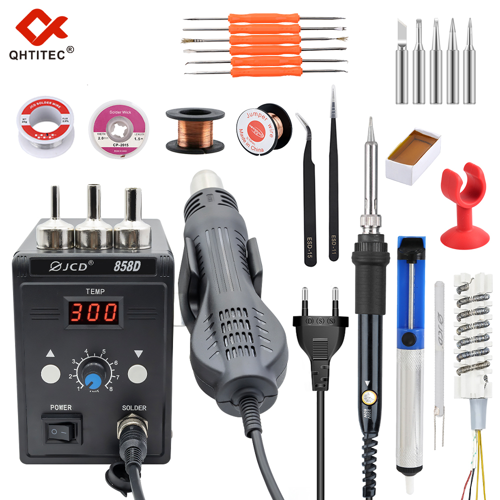 JCD pistol udara panas 858D BG - Hot Air Station 858 ulasan dan harga