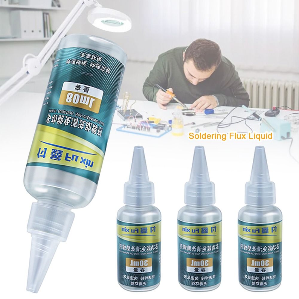 30ml 80ml Fluks Baja Tahan Kar - Soldering Flux Liquid ulasan dan harga