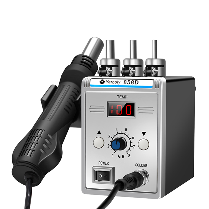 Pistol udara panas 858D BGA pe - Hot Air Station 858 ulasan dan harga